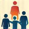Abstract visual representing teamwork and collaborative spirit.
